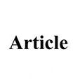 Article Article