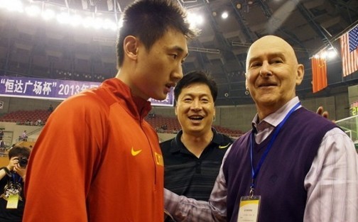 李京龍與父親以及教練