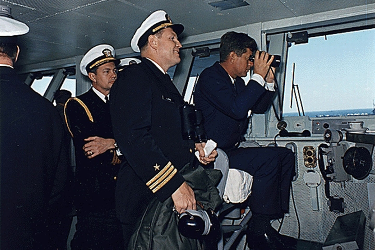 1962年甘迺迪登艦檢閱