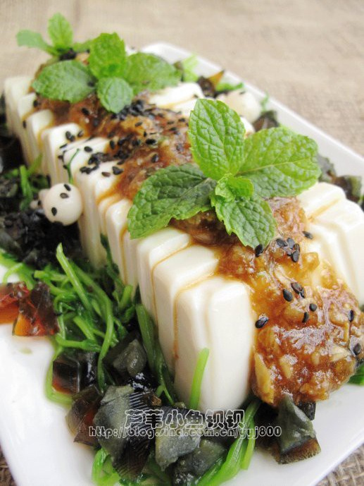 冷拌豆腐 冷拌豆腐