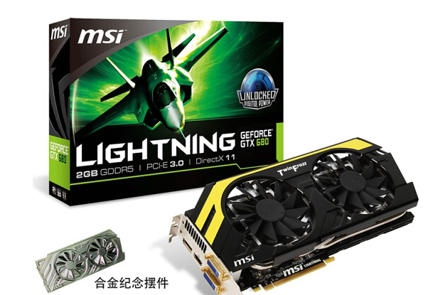 微星板卡 N680GTX Lightning 微星板卡 N680GTX Lightning