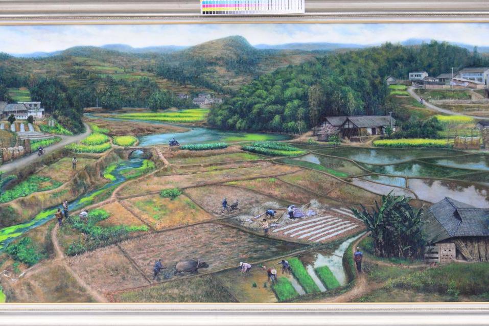 我的家鄉(張軍油畫作品) 我的家鄉(張軍油畫作品)