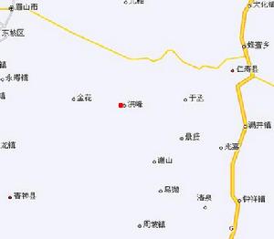 洪峰鄉交通圖