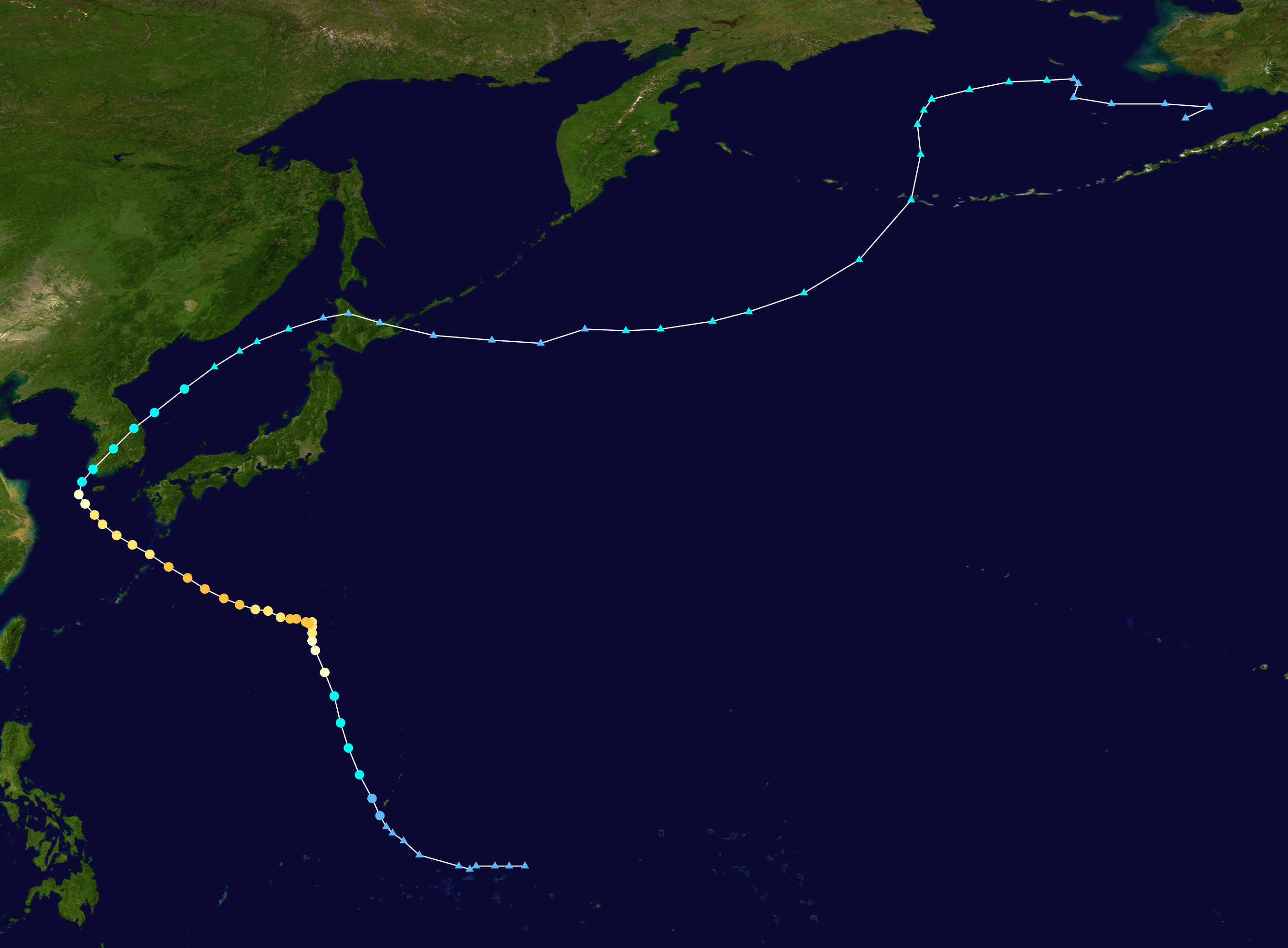 2018年第19號颱風“蘇力”路徑圖
