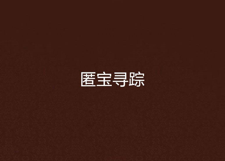 匿寶尋蹤 匿寶尋蹤