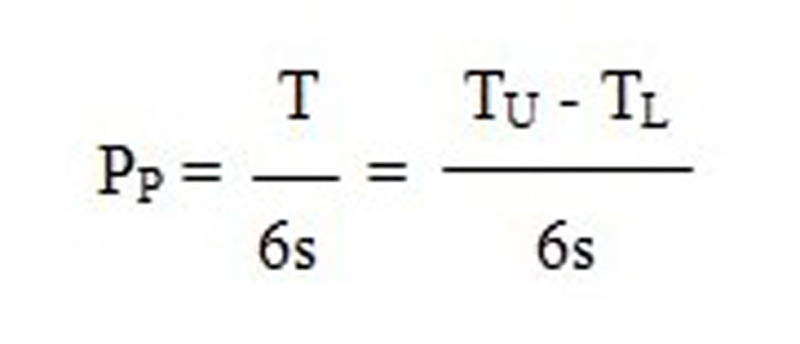 雙側規格過程性能指數計算公式