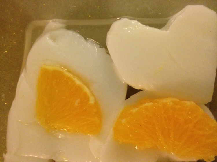 香橙牛奶果凍