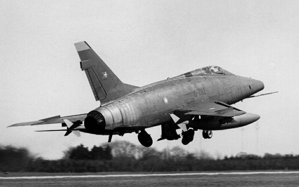 丹麥空軍裝備的F-100D