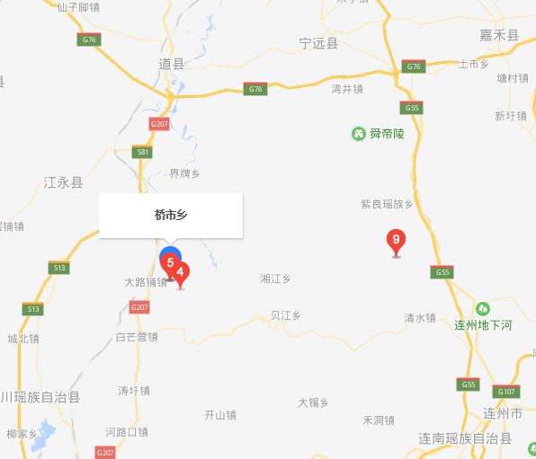 橋市鄉(湖南江華瑤族自治縣轄鄉) 橋市鄉(湖南江華瑤族自治縣轄鄉)