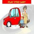 Peanut and the Flat Tyre Lady Peanut and the Flat Tyre Lady