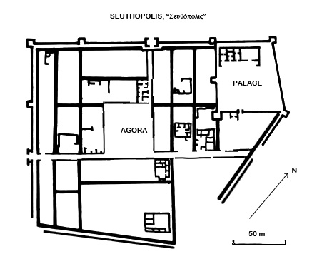 Seuthopolis城市布局圖
