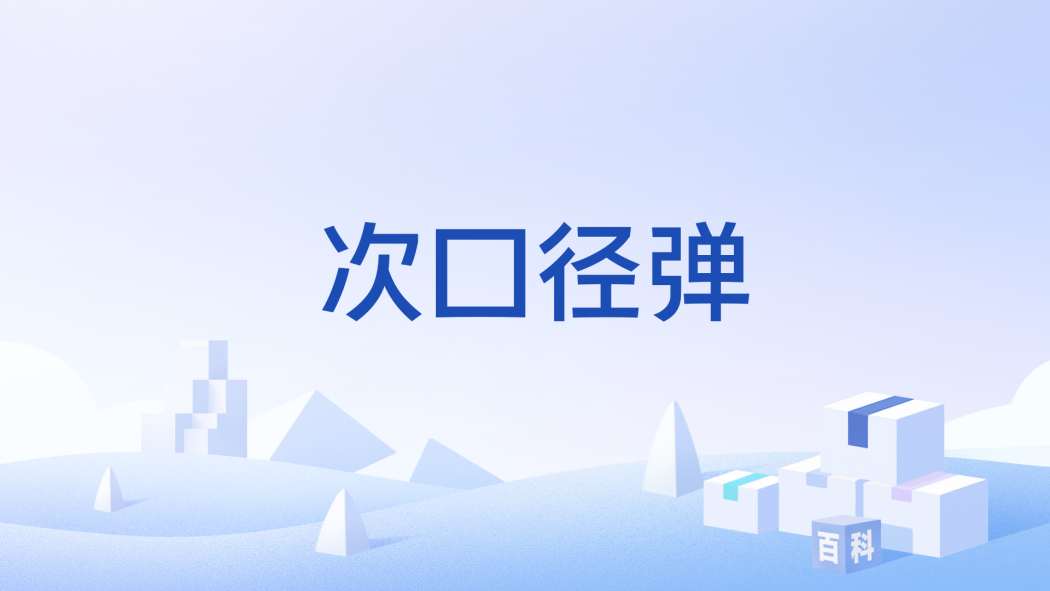 次口徑彈