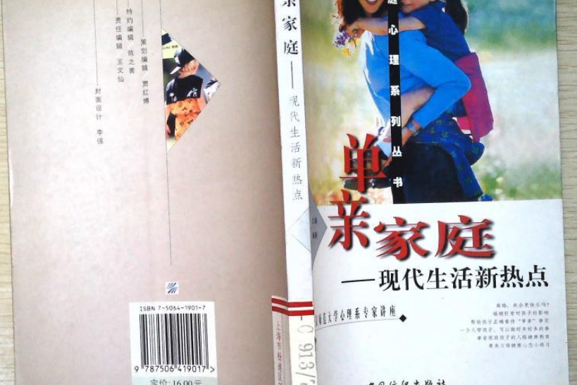 單親家庭(2001年中國紡織出版社出版的圖書) 單親家庭(2001年中國紡織出版社出版的圖書)