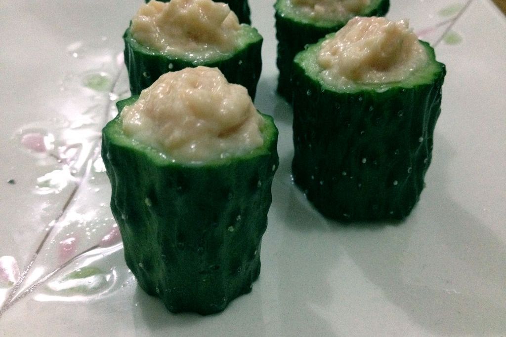 雞茸黃瓜盅 雞茸黃瓜盅