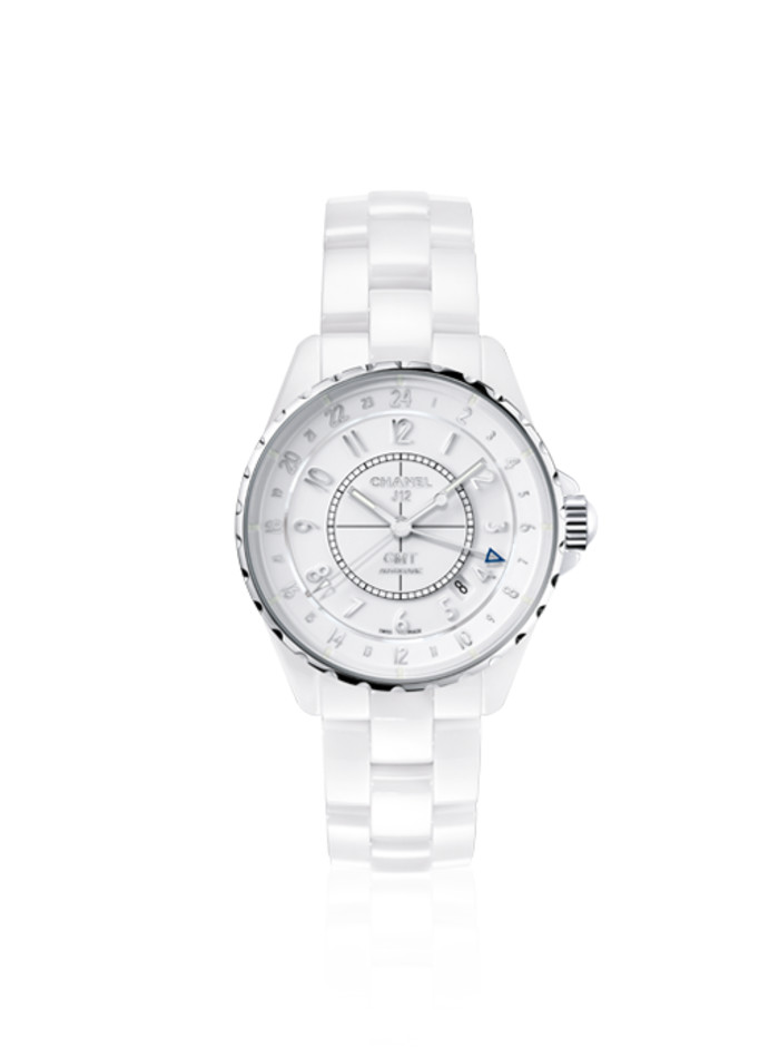 香奈兒J12 GMT 白色陶瓷腕錶