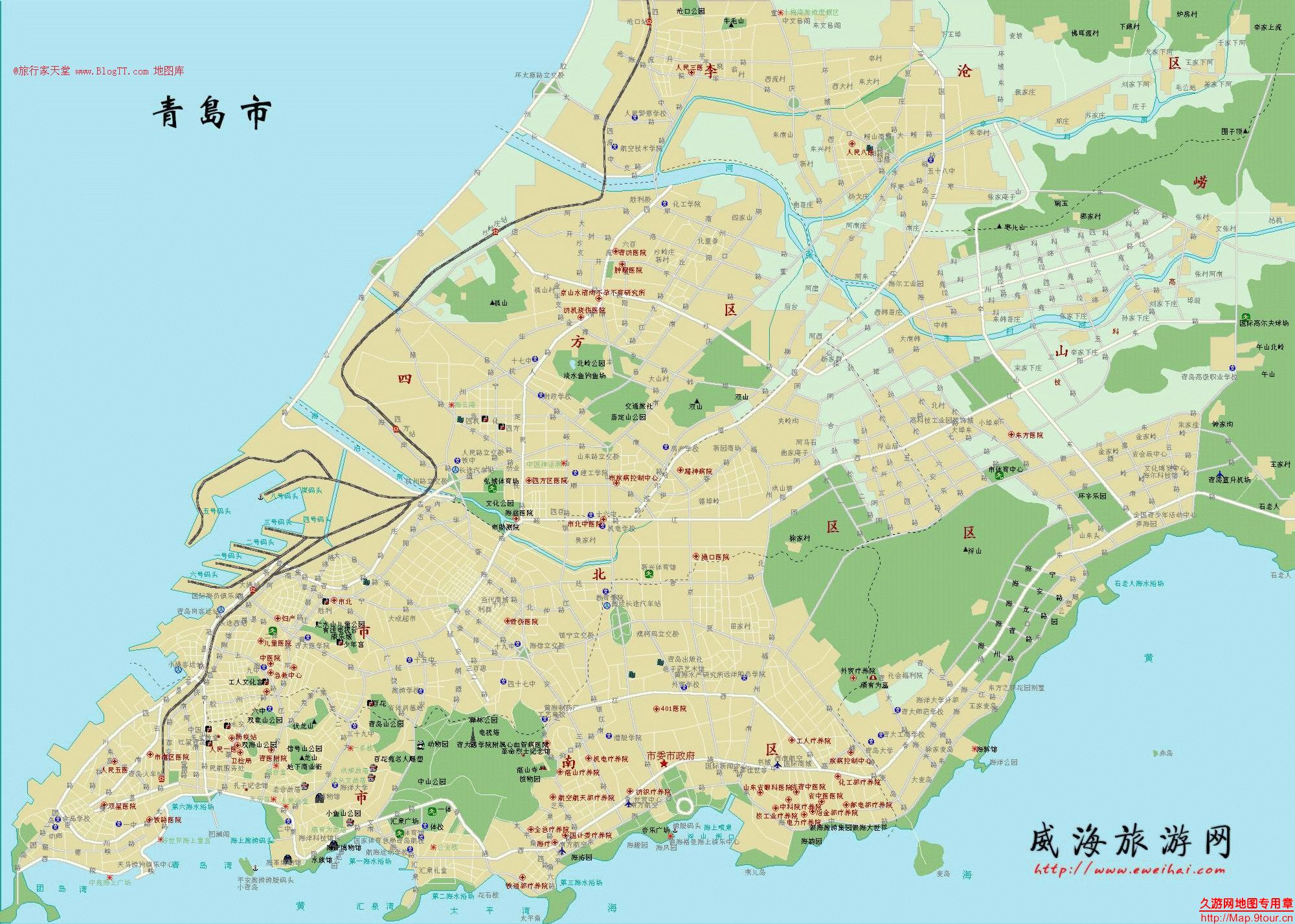 青島地圖