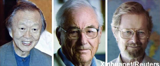 2009諾貝爾物理學獎的三位獲獎人