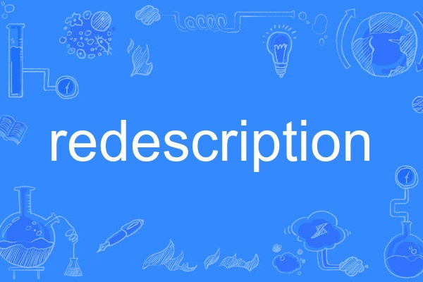 redescription redescription