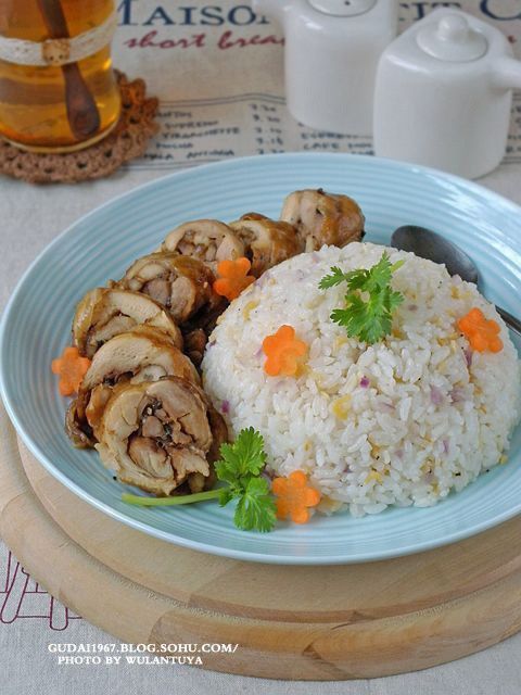 米飯雞肉卷 米飯雞肉卷