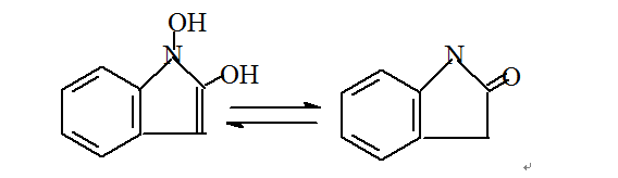 1,2-二羥基吲哚結構式