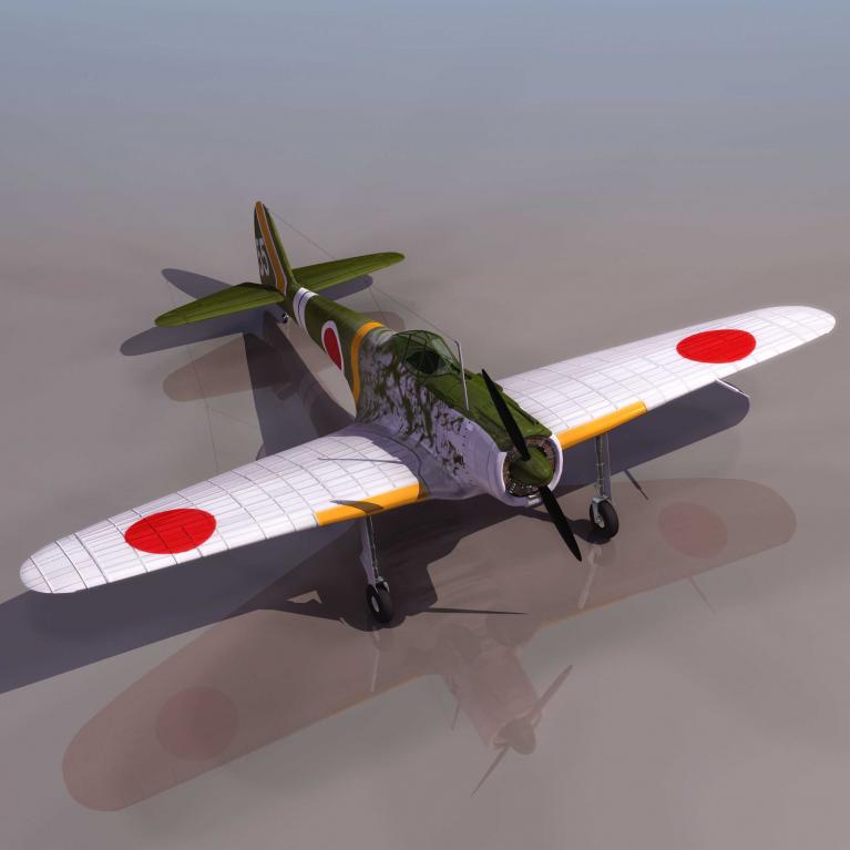 隼式戰鬥機模型