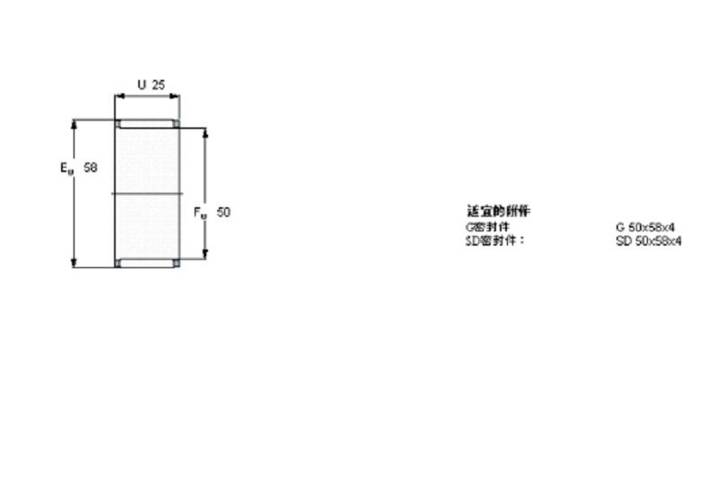 SKF K50x58x25軸承 SKF K50x58x25軸承