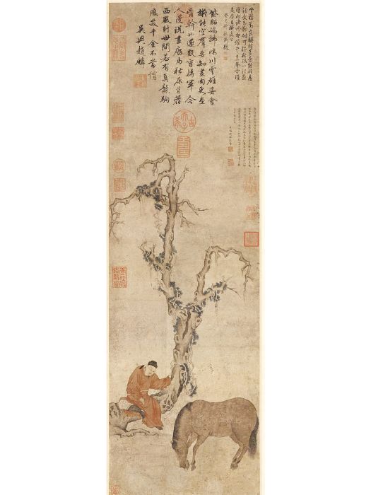 相馬圖(台北故宮博物院收藏的紙本設色畫) 相馬圖(台北故宮博物院收藏的紙本設色畫)