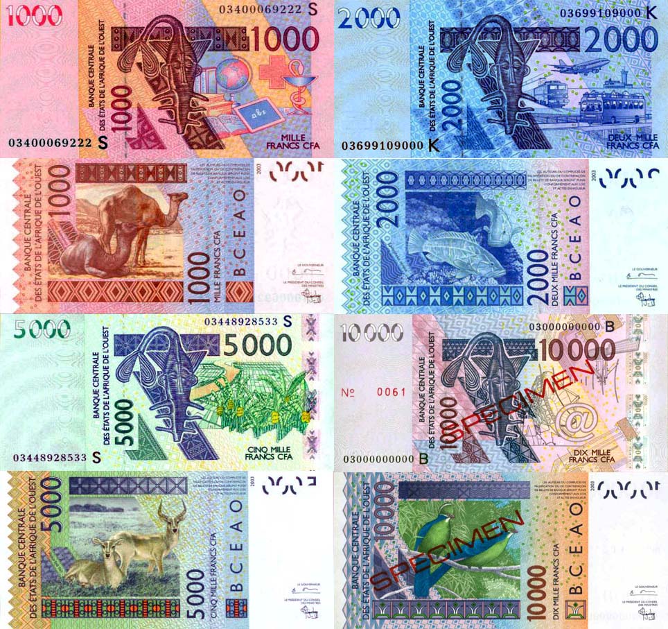 2003版西非金融共同體法郎
