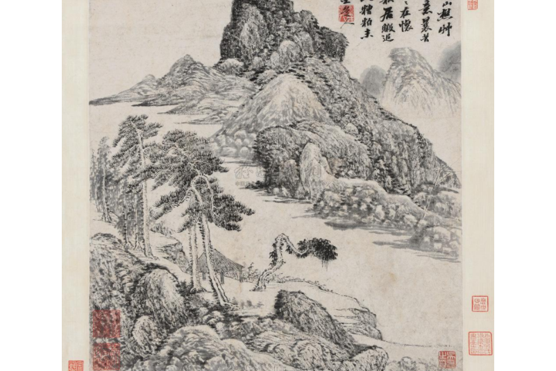 草亭詩意圖 草亭詩意圖