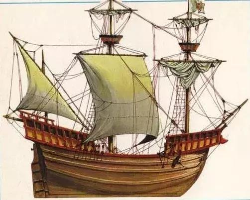 15世紀中期的 西班牙卡拉克帆船