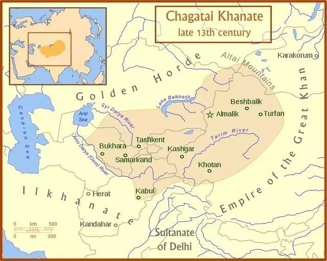察合台汗國的主要區域都受到過戰爭的嚴重摧殘