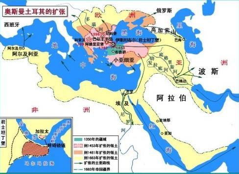 奧斯曼帝國向西亞和非洲的擴張