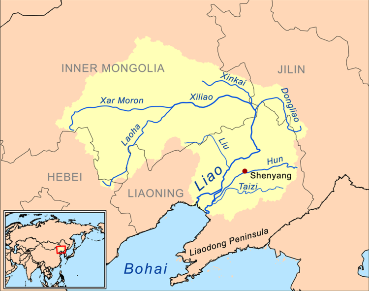 遼河地圖