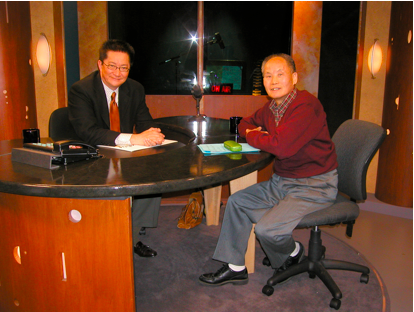 美國KTSF26主持人史東先生與凌士欣直播採訪
