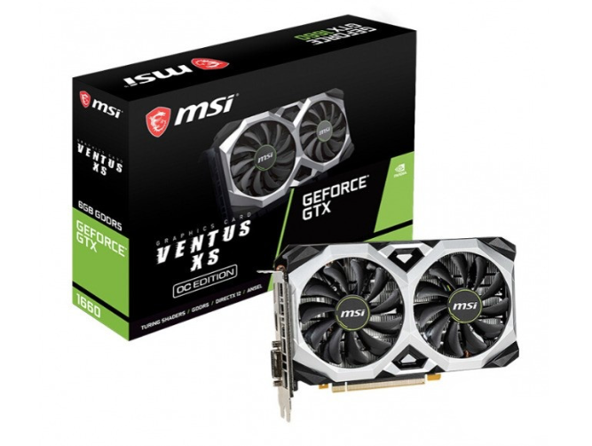 微星GeForce GTX 1660 VENTUS XS C 6G OC 微星GeForce GTX 1660 VENTUS XS C 6G OC