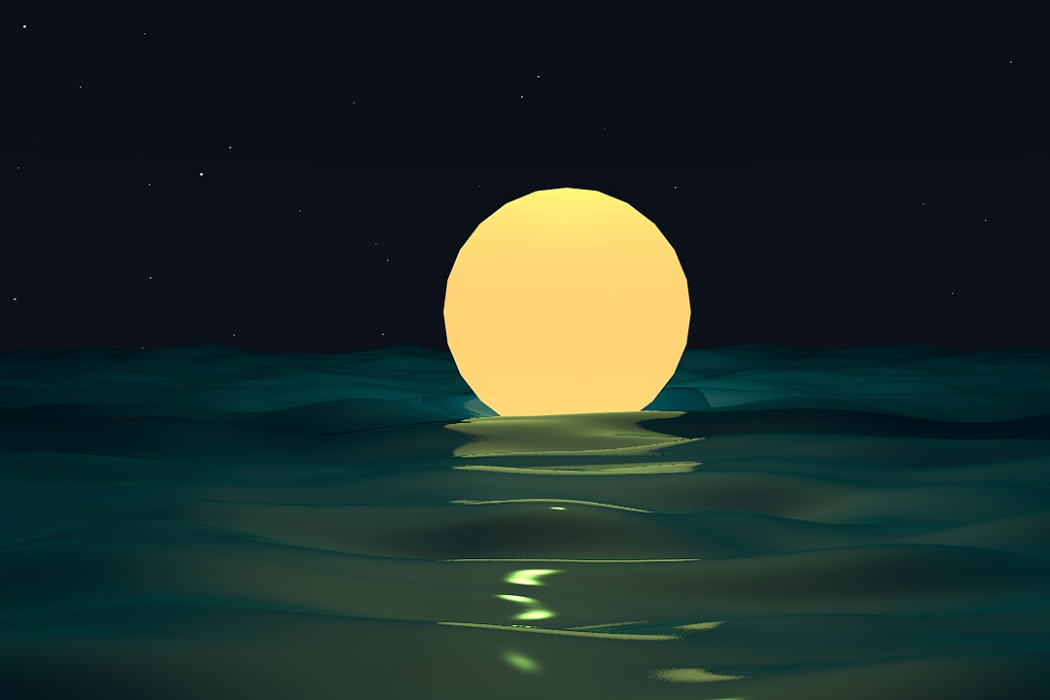 海與月 海與月