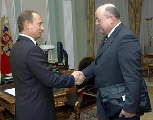 普京和新任總理弗拉德科夫