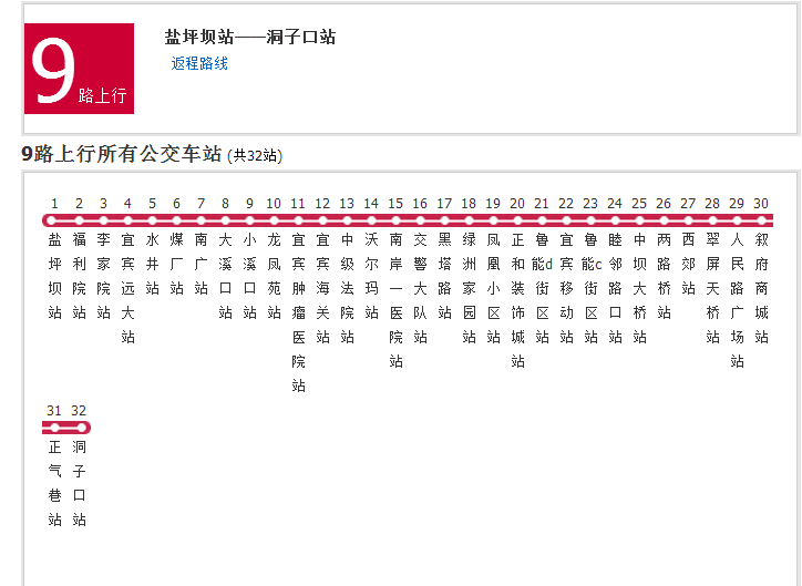 宜賓公交9路 宜賓公交9路