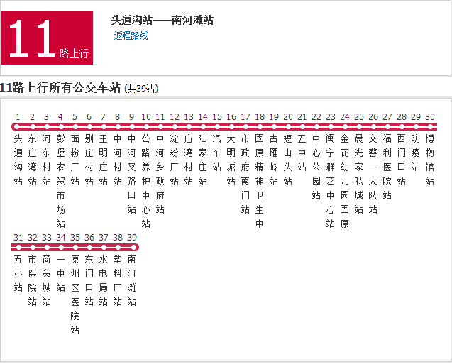 固原公交11路 固原公交11路