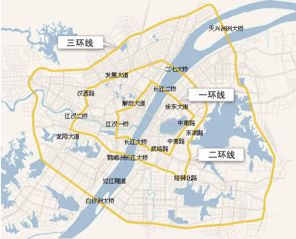 武漢最新環線圖