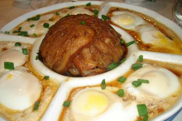 蒸蛋扣肉