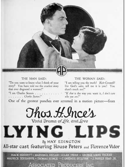 Lying Lips(美國1921年John Griffith Wray執導的電影) Lying Lips(美國1921年John Griffith Wray執導的電影)
