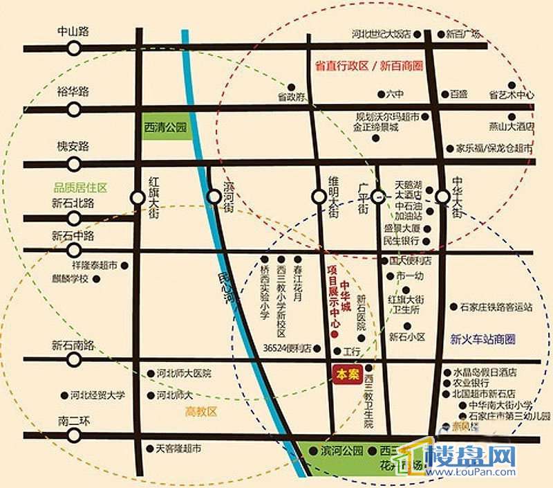 中華城交通地圖