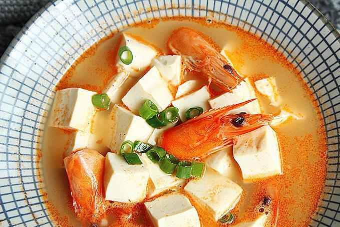 蝦頭燉豆腐