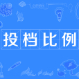 投檔比例 投檔比例