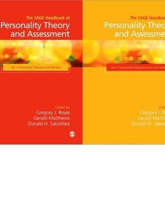The Sage Handbook Of Personality Theory and Assessment The Sage Handbook Of Personality Theory and Assessment