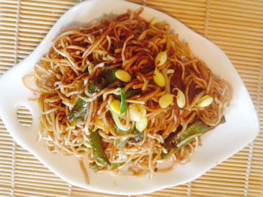 扁豆蒸麵條 扁豆蒸麵條
