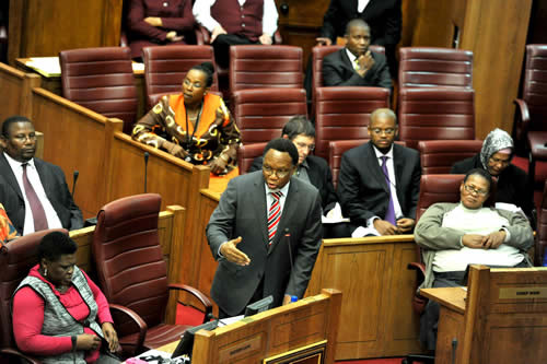 南非議會在開會