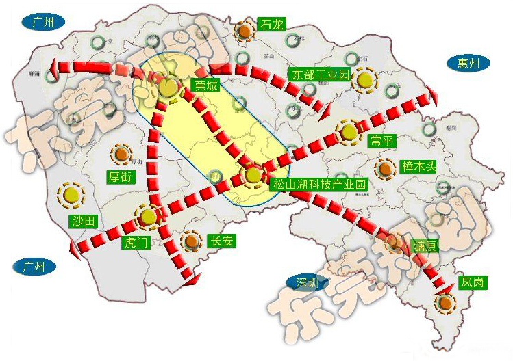 東莞市軌道交通規劃圖