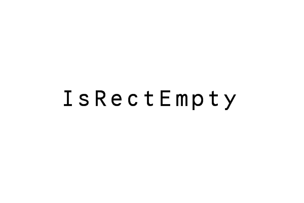 IsRectEmpty